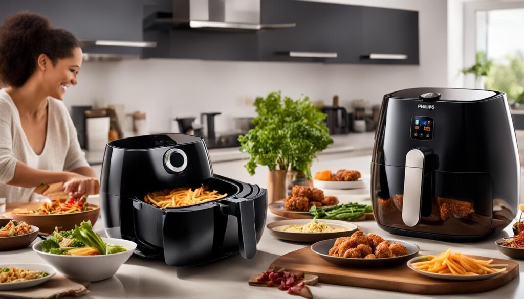 Philips Airfryer in gebruik