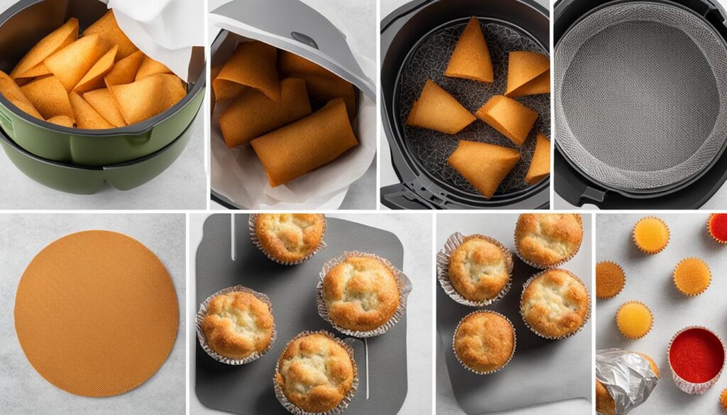 alternatieven voor bakpapier in de airfryer