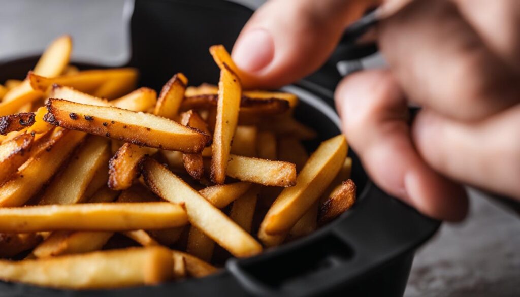 verse frietjes in de airfryer bereiden