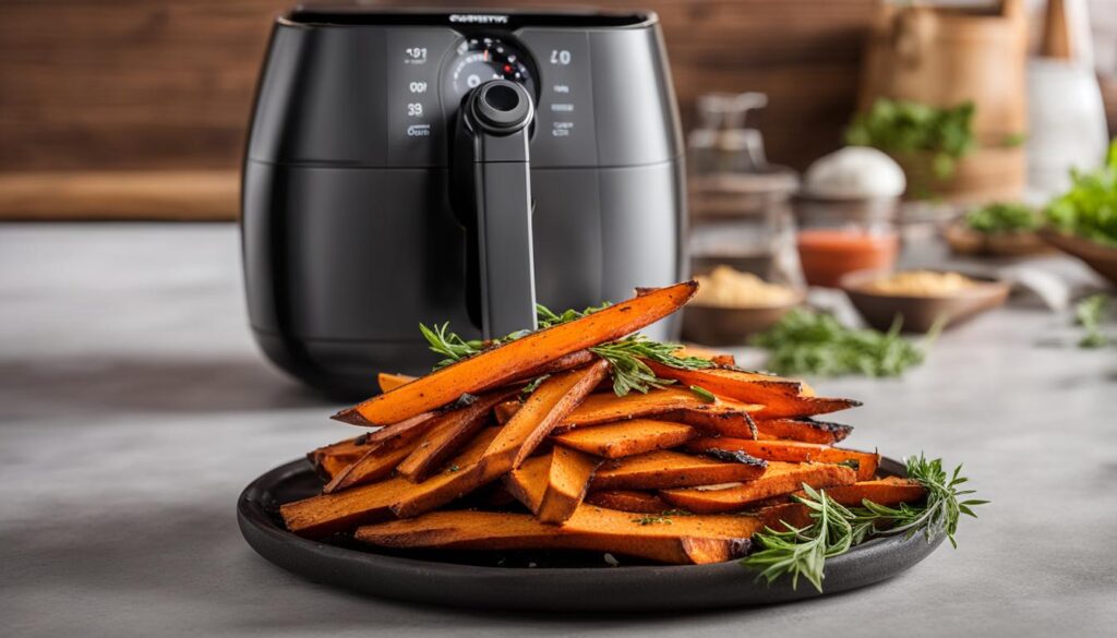 zoete aardappel friet airfryer